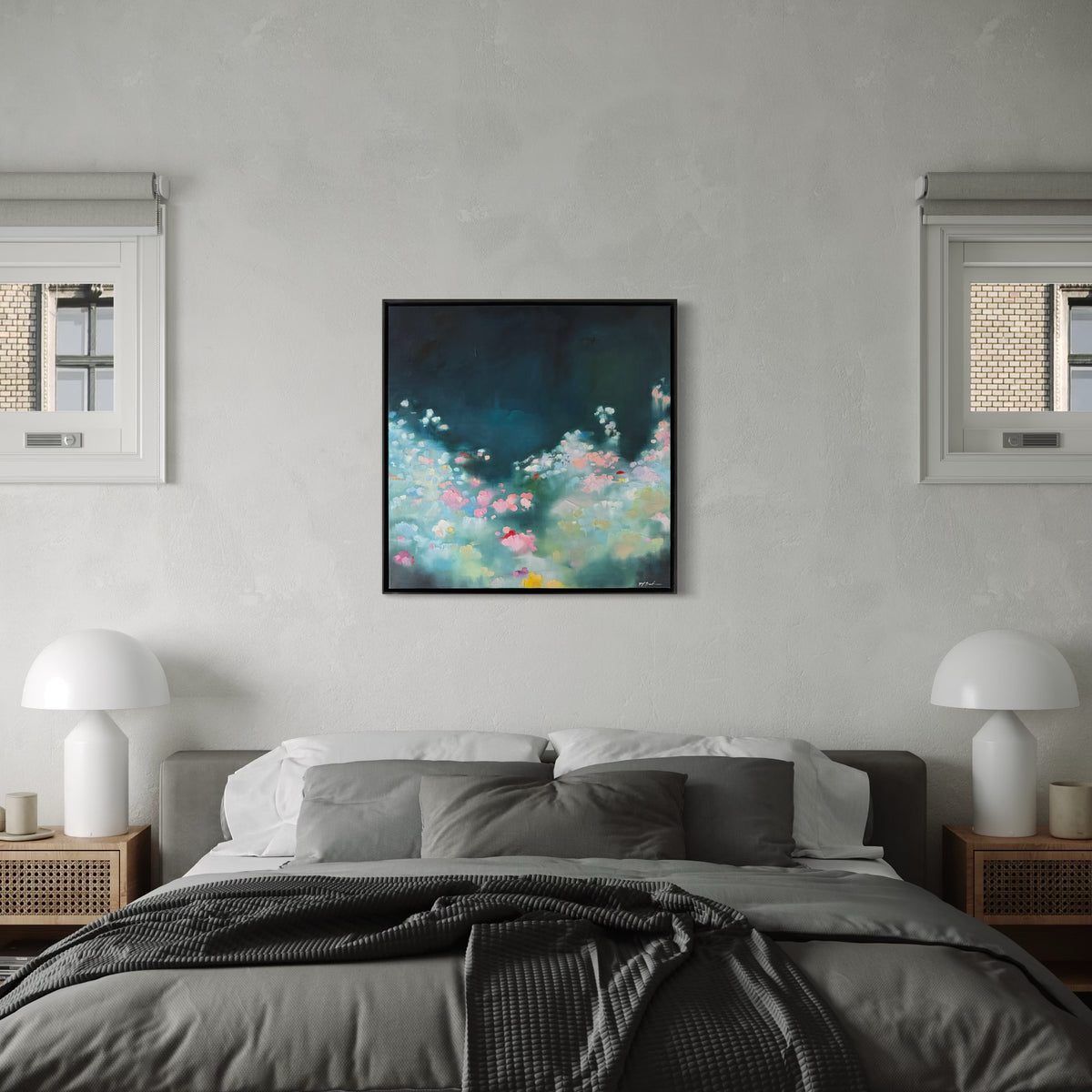"Midnight Serenade" - 30x30"