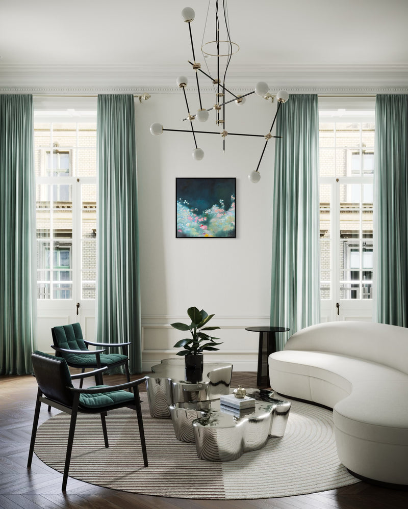 "Midnight Serenade" - 30x30"