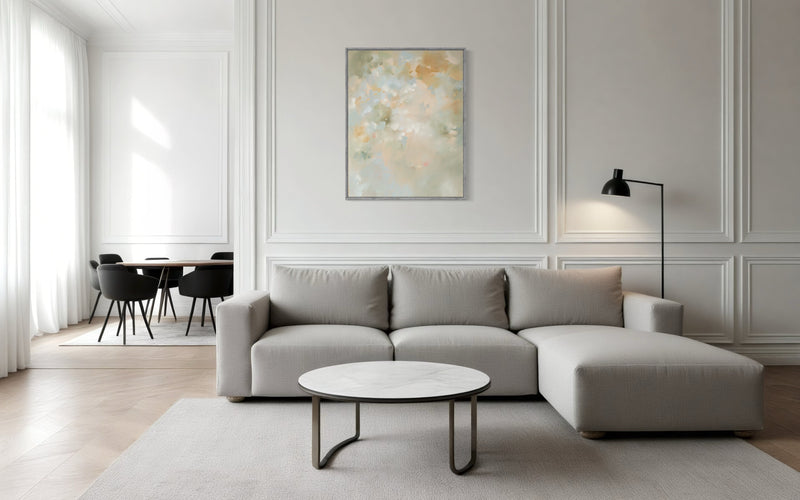 "Powder Blue Bouquet" - Art Print