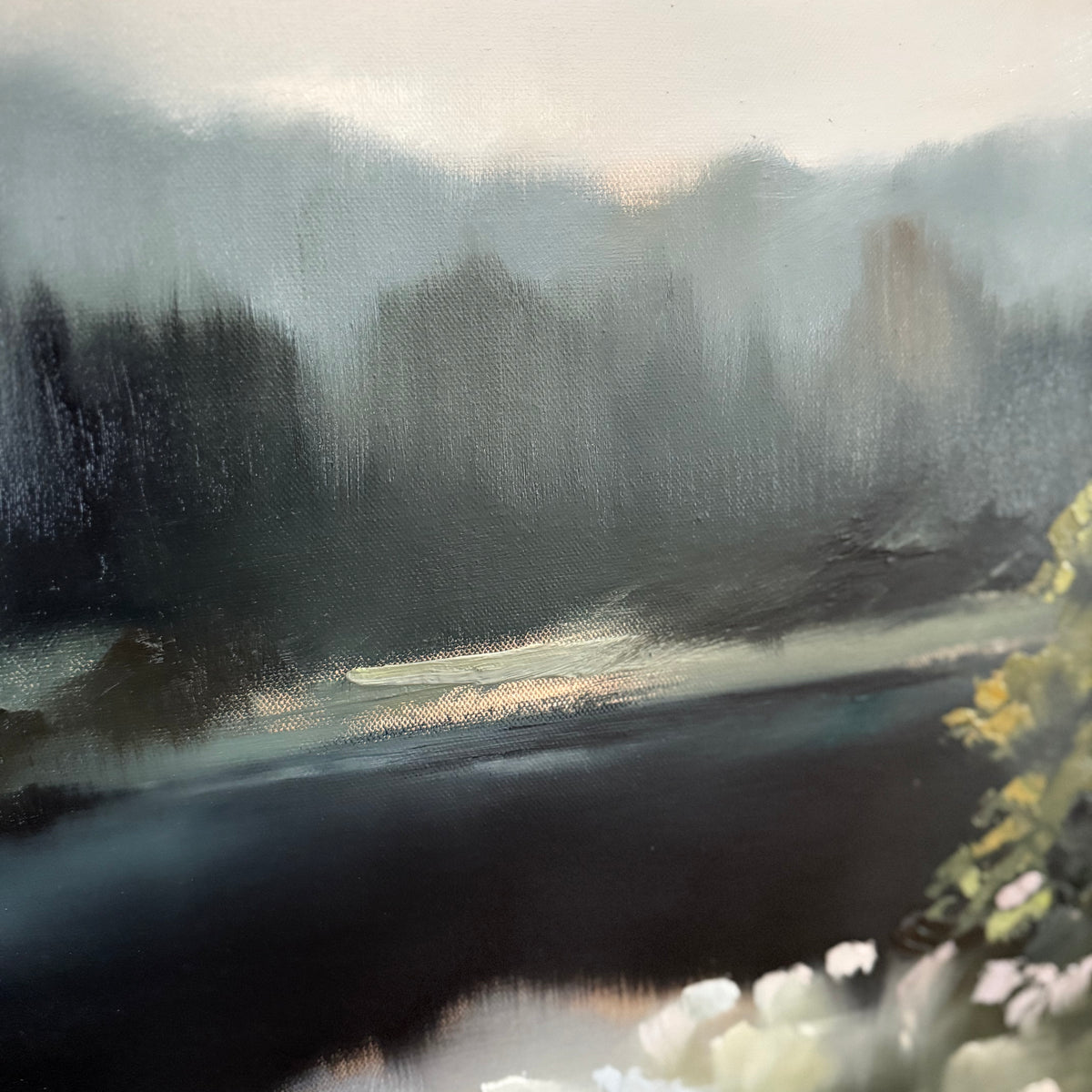 “Dusklight Blossoms" - 36x24"