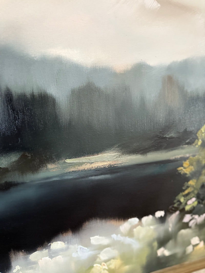 “Dusklight Blossoms" - 36x24"