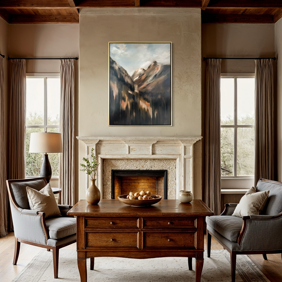 "Ancient and Unbothered" - 36x48"