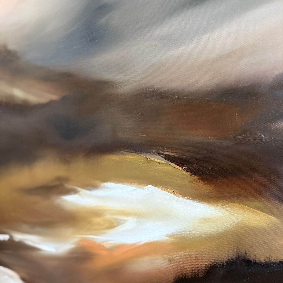 “Rust & Riverlight” - 36x36"