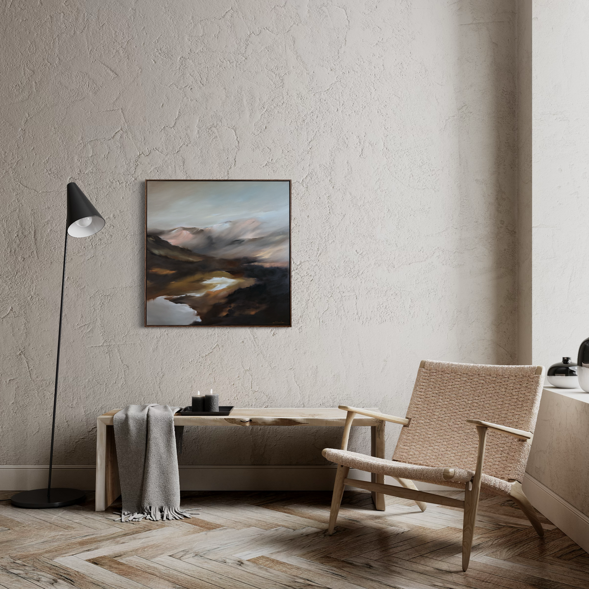 “Rust & Riverlight” - 36x36"