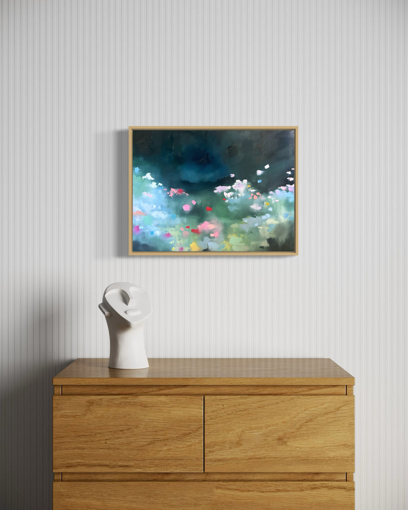 "Illuminated Petals" - 18x24