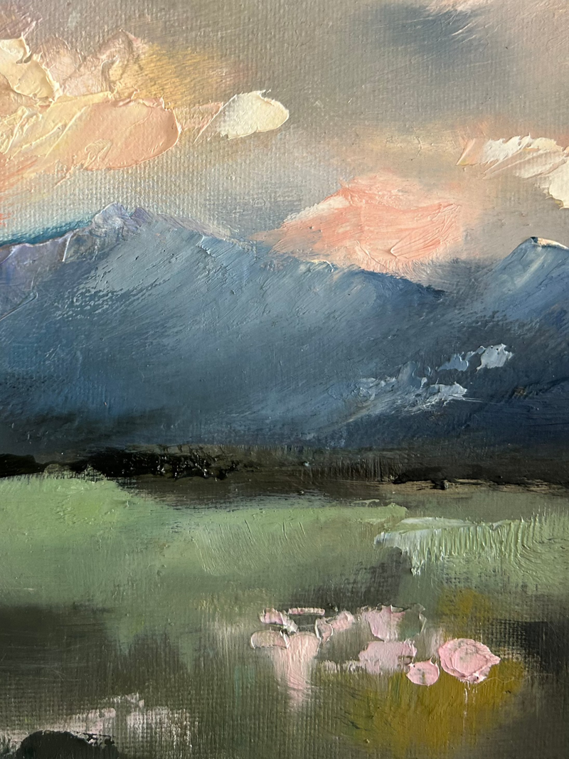 "Mountain Embrace" - 12x15