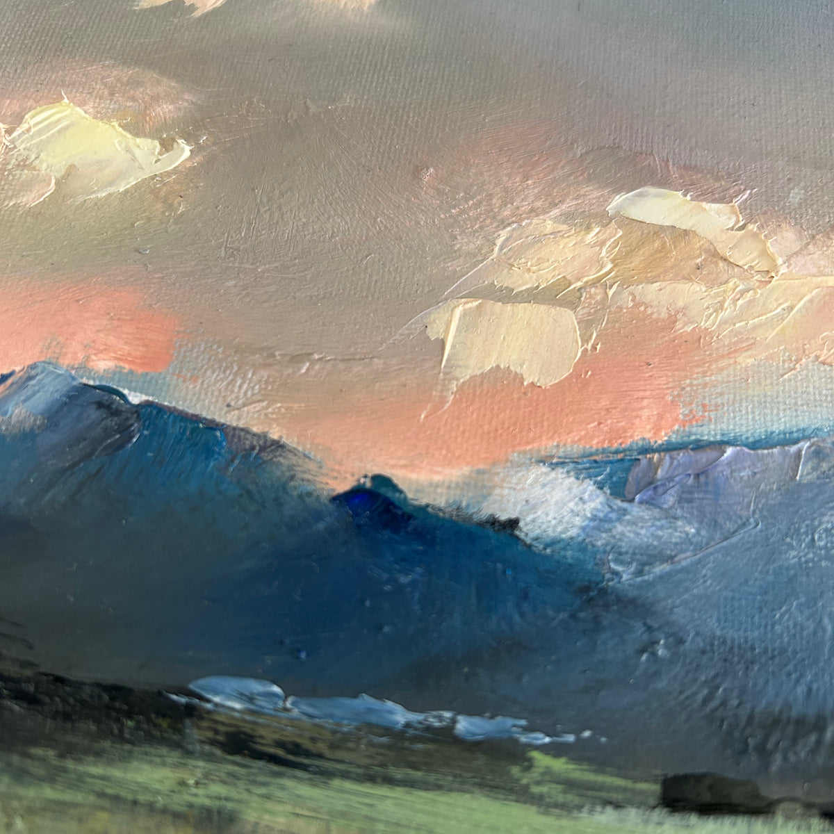 "Mountain Embrace" - 12x15