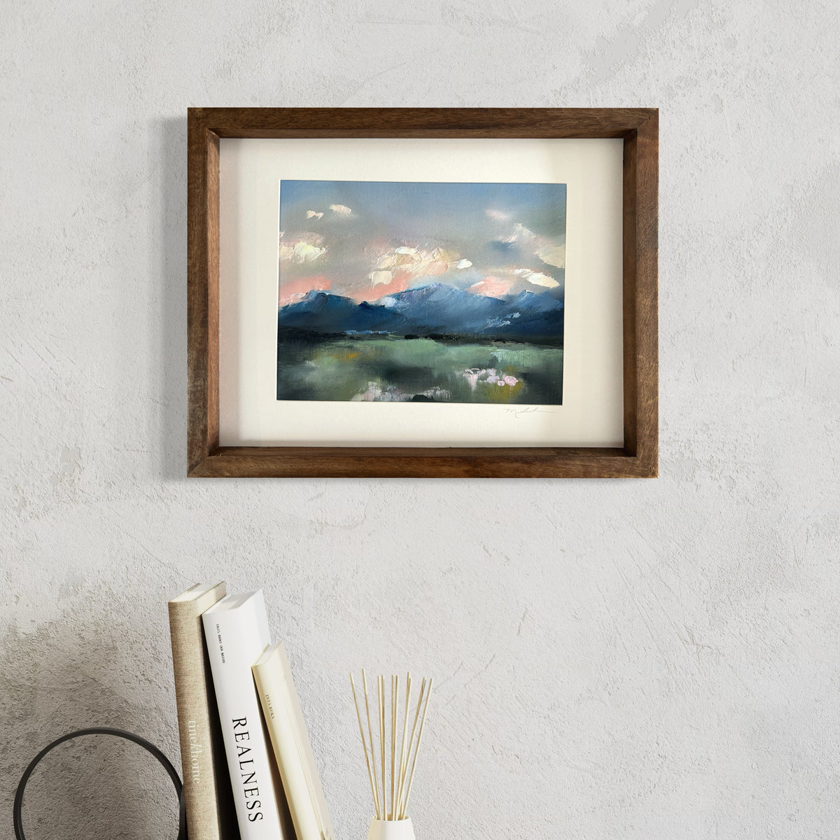"Mountain Embrace" - 12x15