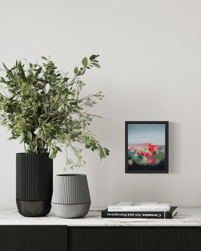 "Poppies" Original - 8x10