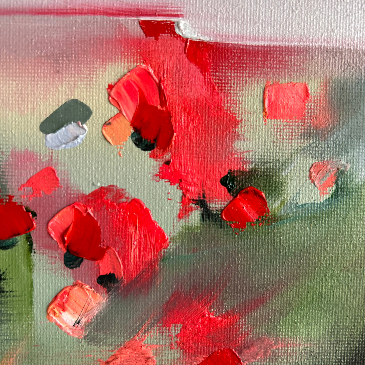 "Poppies" Original - 8x10