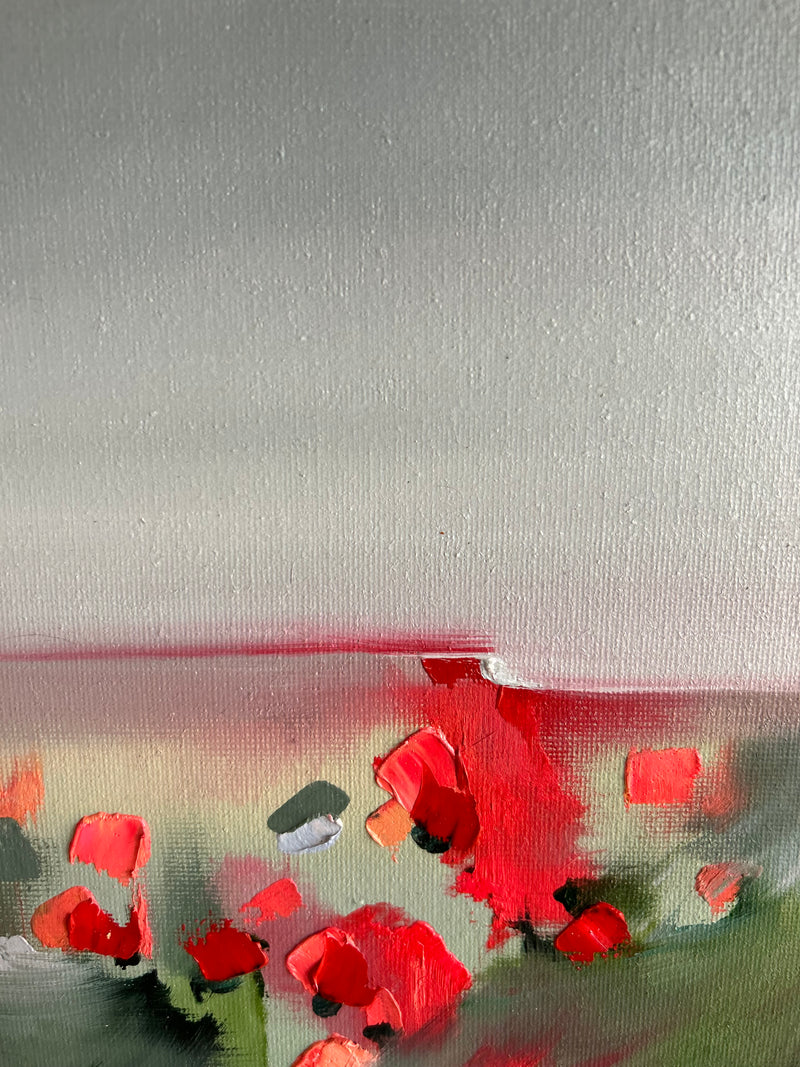 "Poppies" Original - 8x10