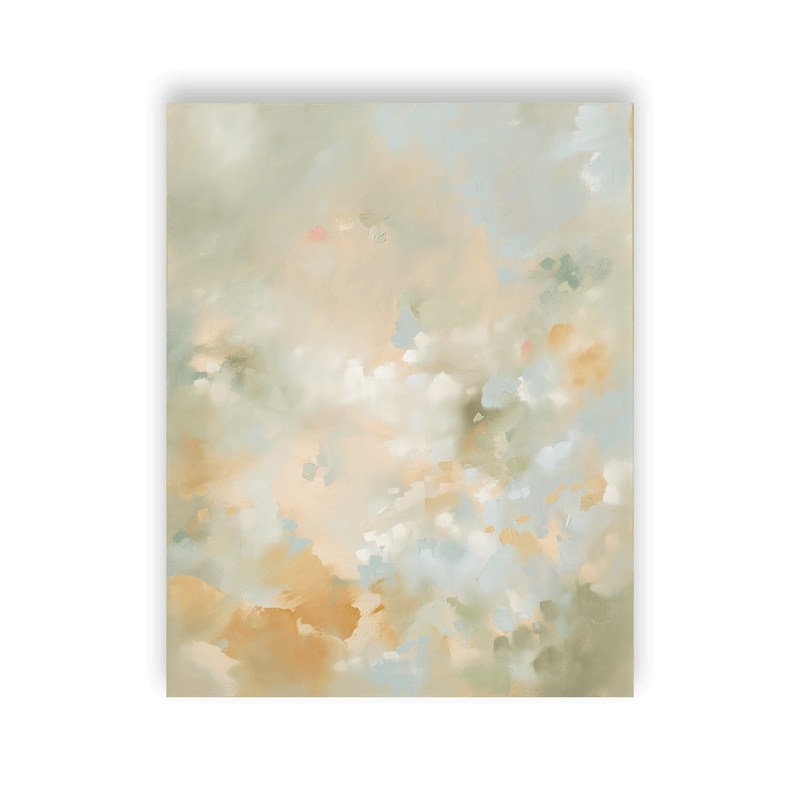 "Powder Blue Bouquet" - Art Print