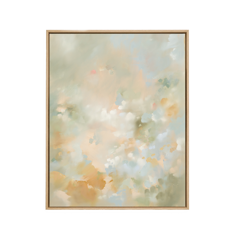 "Powder Blue Bouquet" - Art Print